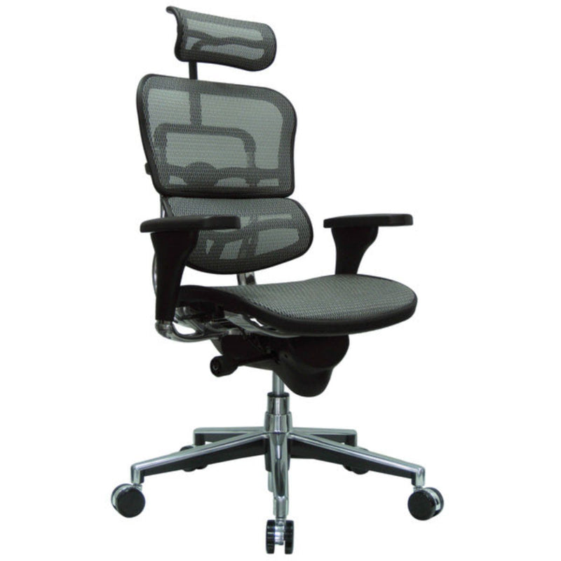 Homeroots Green Swivel Adjustable Executive Chair Mesh Back Plastic Frame 372397