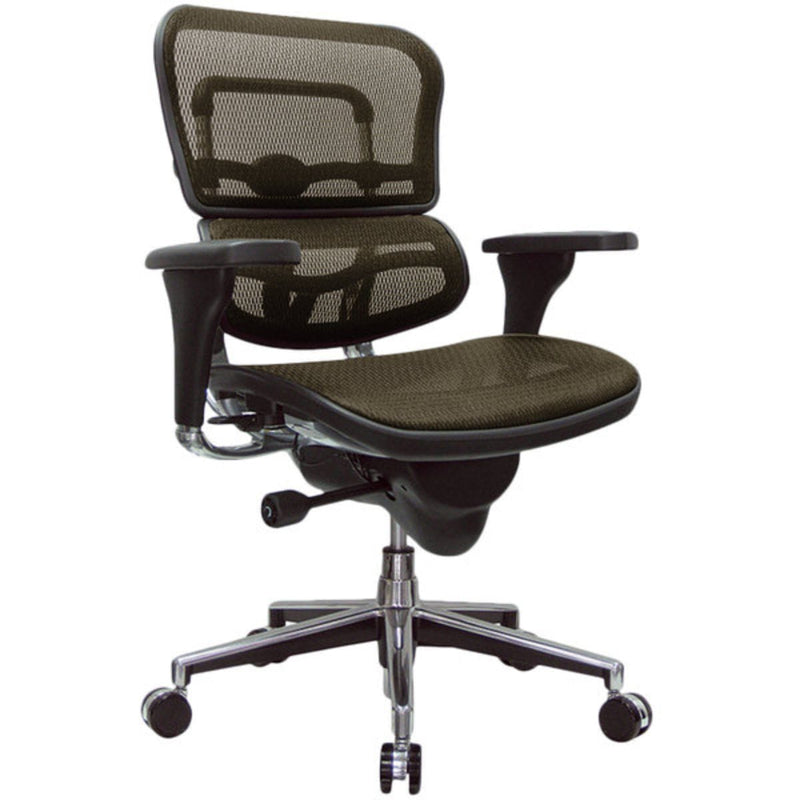 Homeroots Orange Swivel Adjustable Task Chair Mesh Back Plastic Frame 372399