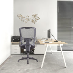 Homeroots Green Fabric Seat Swivel Adjustable Conference Chair Fabric Back Plastic Frame 372409