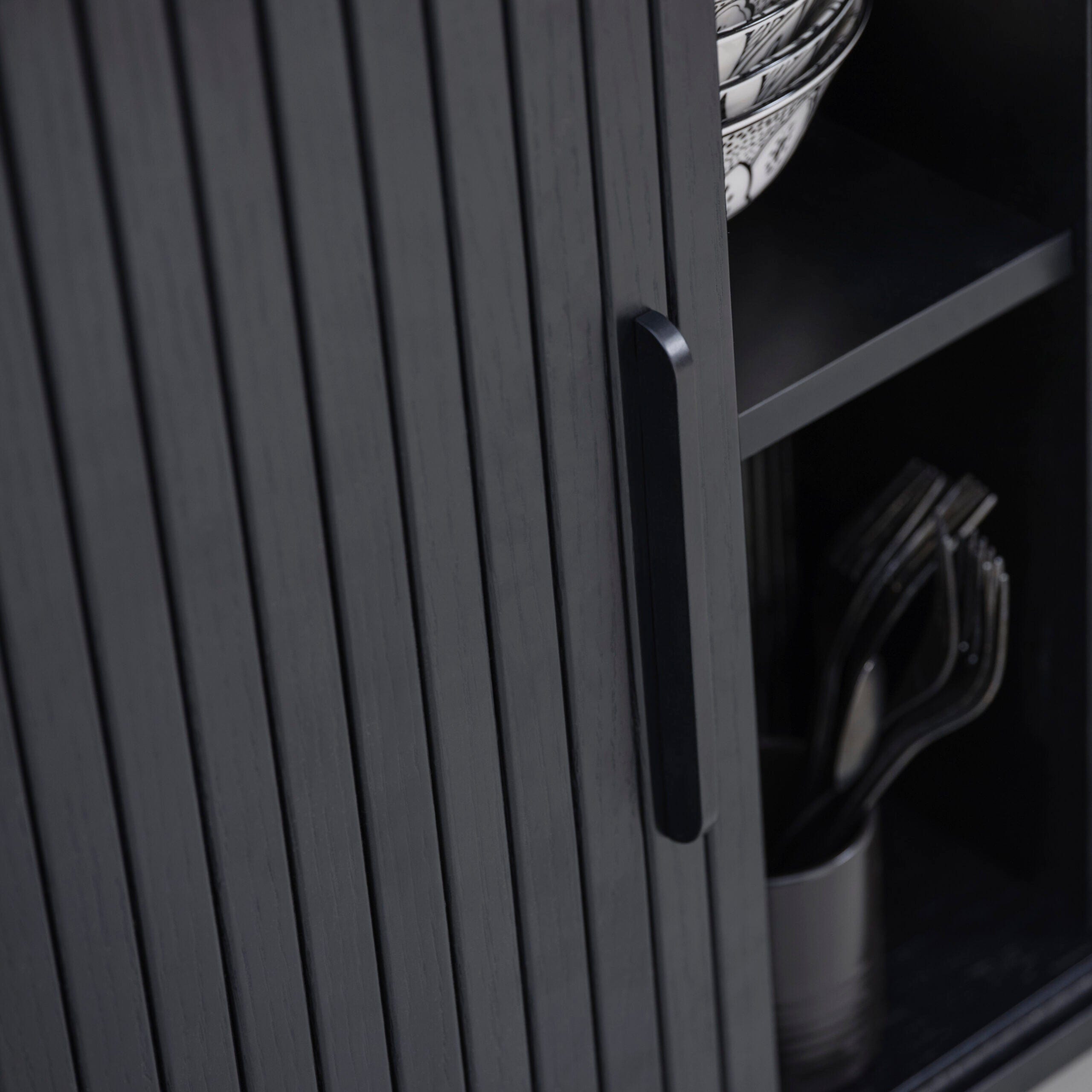 Unique  Nola Cabinet 39" Black Oak NOLA-4624