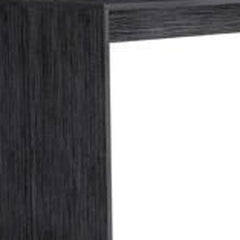 Homeroots Sleek Smokey Oak L Shape Office Desk 477841