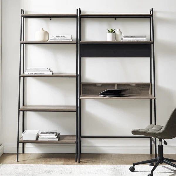 Walker Edison 2-Piece Arlo Home Office Desk Set