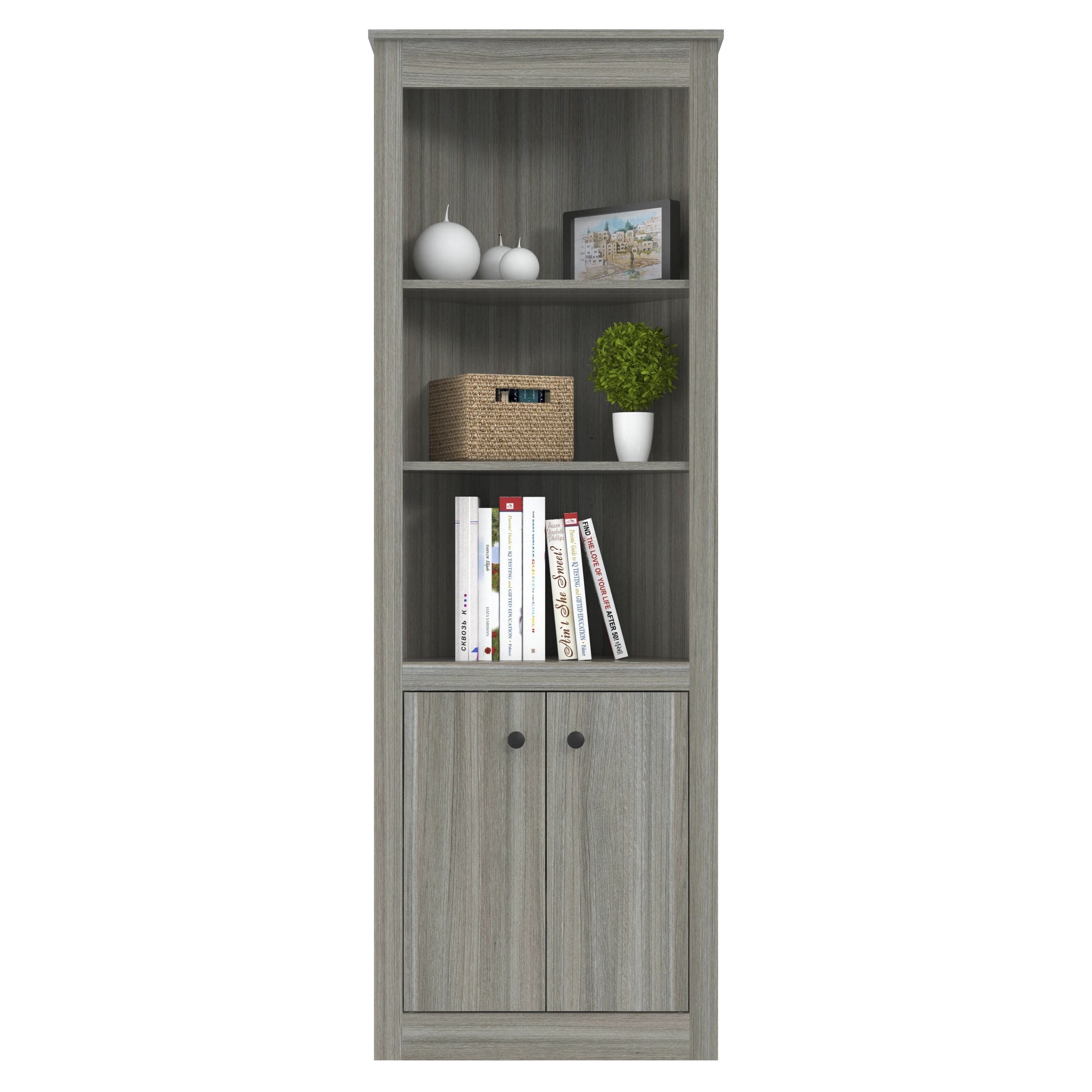 Inval America Corner Bookshelf BE-10704 - My Home Office Store