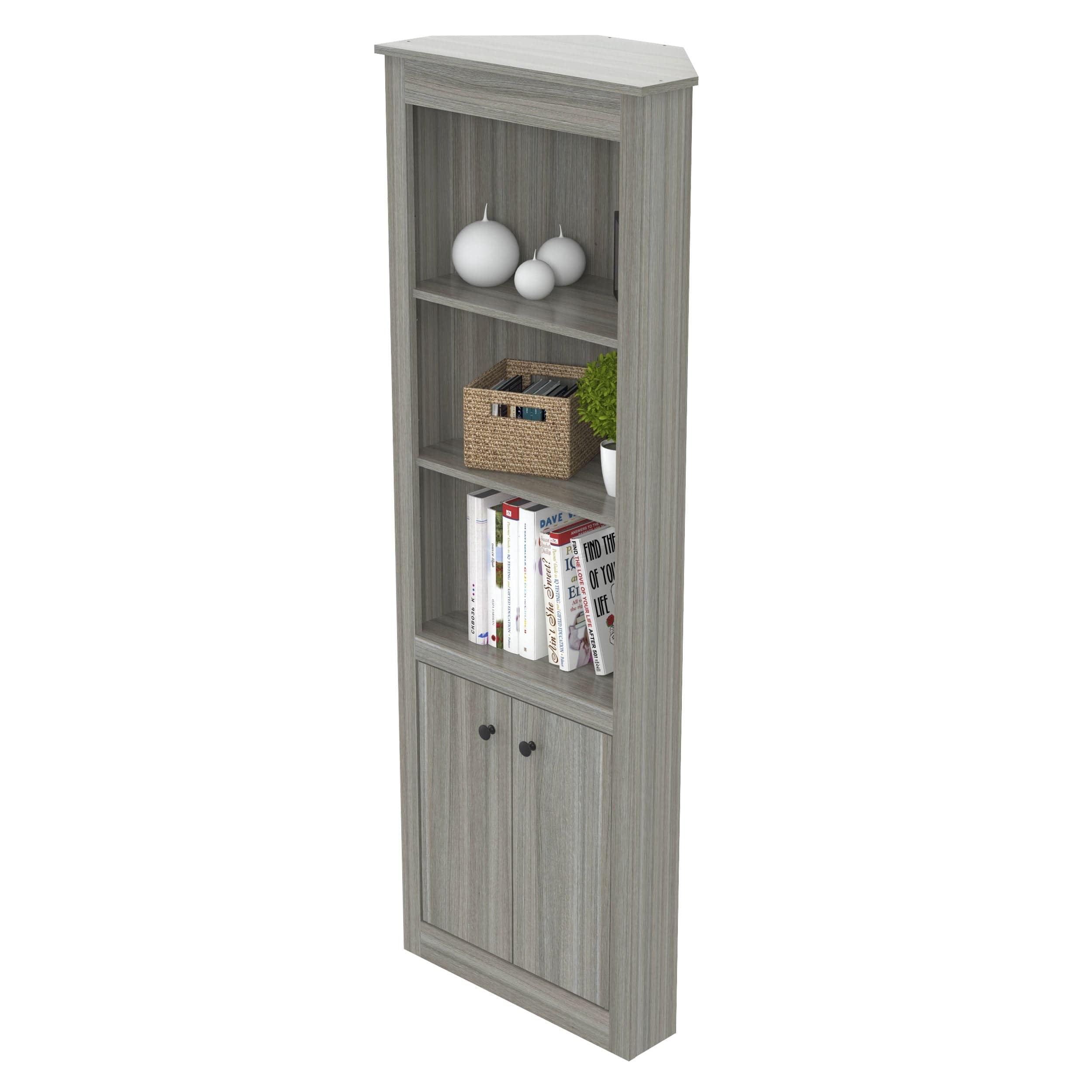 Inval America Corner Bookshelf BE-10704 - My Home Office Store