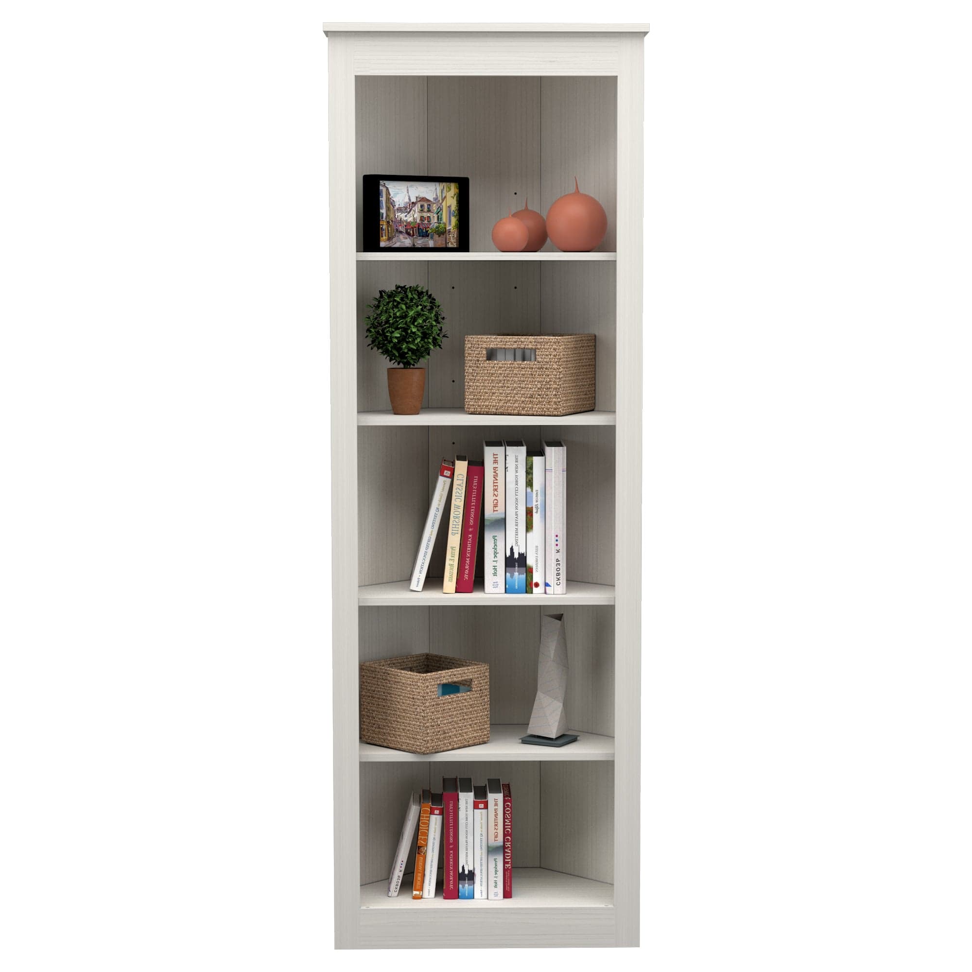 Inval America Corner Wall Unit BE-13104 - My Home Office Store