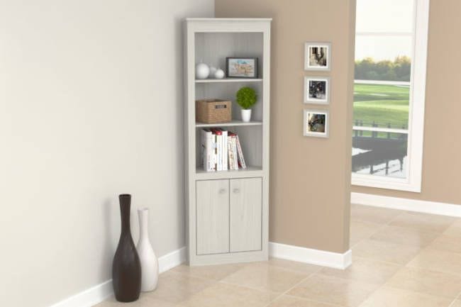Inval America Corner Bookshelf BE-9204 - My Home Office Store