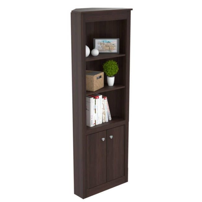 Inval America Corner Bookshelf BE-9304 - My Home Office Store