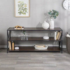 Walker Edison 60" X-Frame Bookshelf