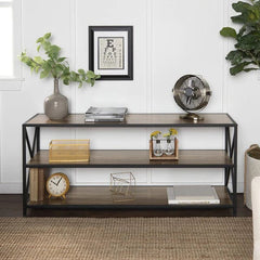 Walker Edison 60" X-Frame Bookshelf