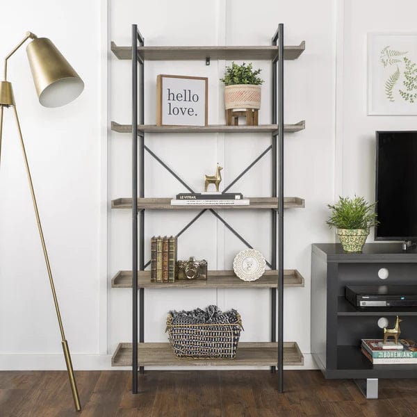 Walker Edison Urban Pipe Bookshelf