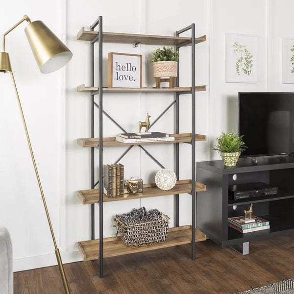 Walker Edison Urban Pipe Bookshelf