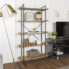 Walker Edison Urban Pipe Bookshelf