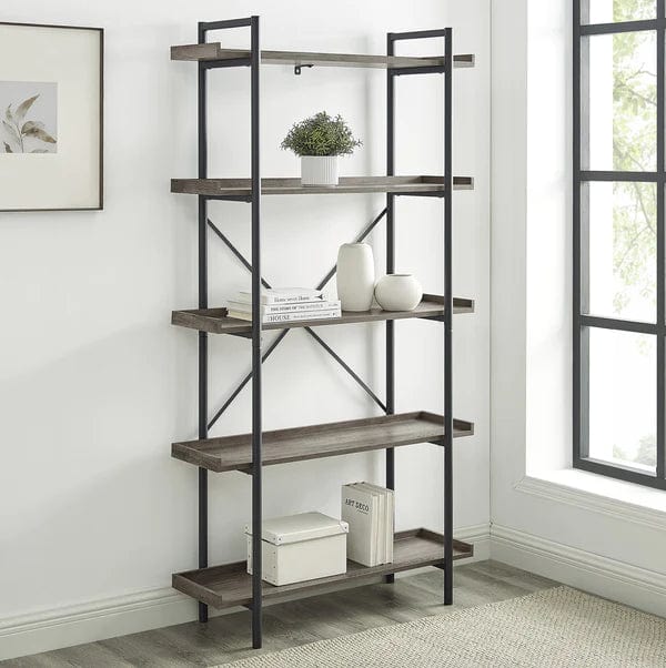 Walker Edison Urban Pipe Bookshelf
