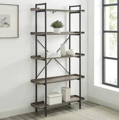 Walker Edison Urban Pipe Bookshelf