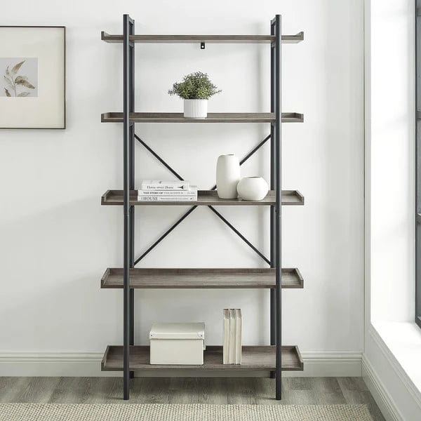 Walker Edison Urban Pipe Bookshelf