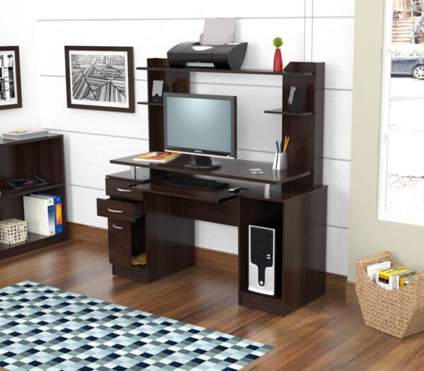Inval America Computer WorkCentre w/Hutch CC-4301 - My Home Office Store