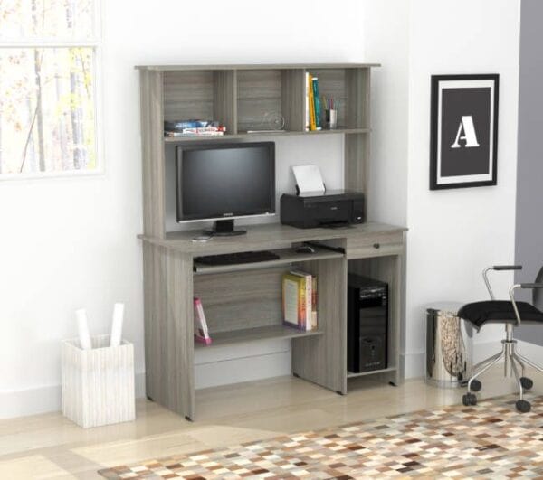Inval America Computer WorkCentre w/Hutch CC-6701 - My Home Office Store