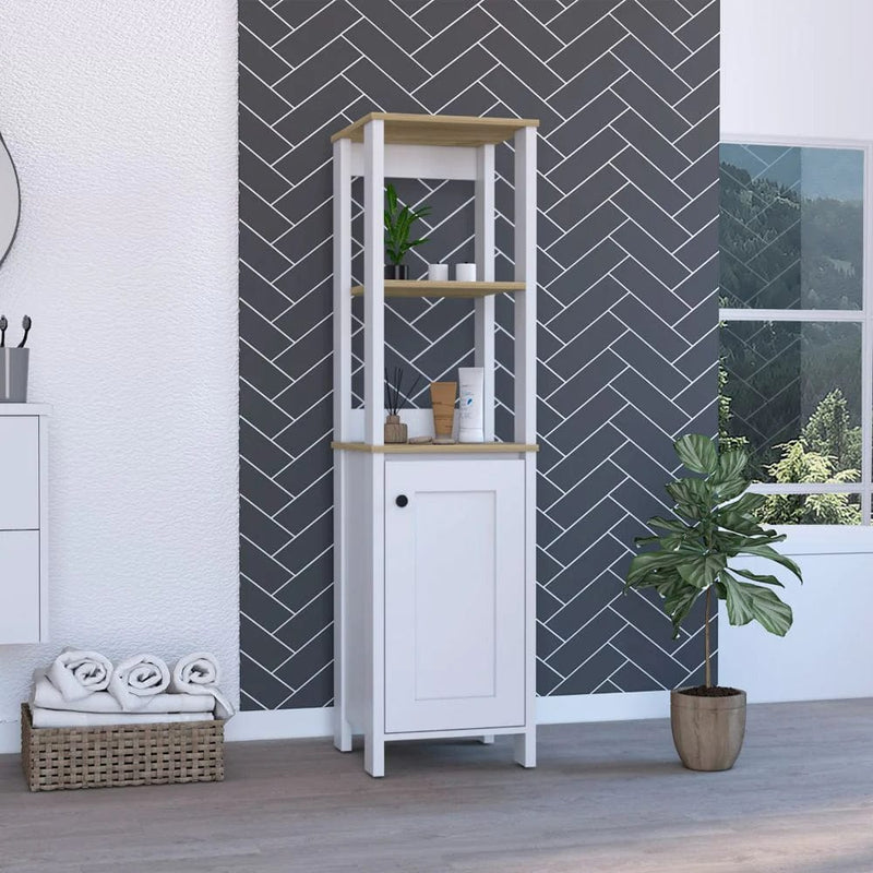 FM Furniture Arctic Linen Cabinet - My Home Office Store