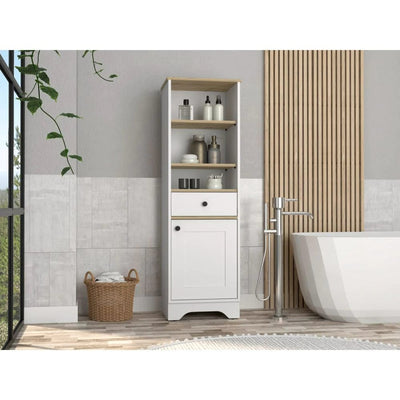 FM Furniture Alaskan Linen Cabinet FM7124MDB - My Home Office Store