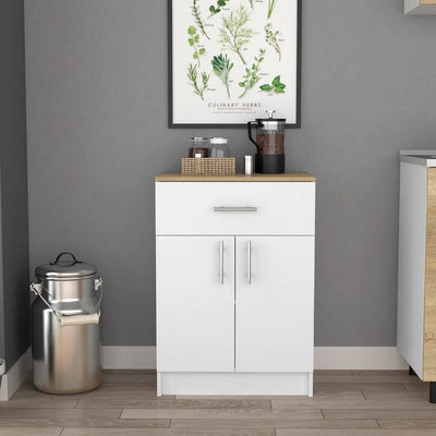 Depot E-Shop Barbados Pantry Cabinet, One Drawer, Two Interior Shelves DE-MBD6483 - My Home Office Store