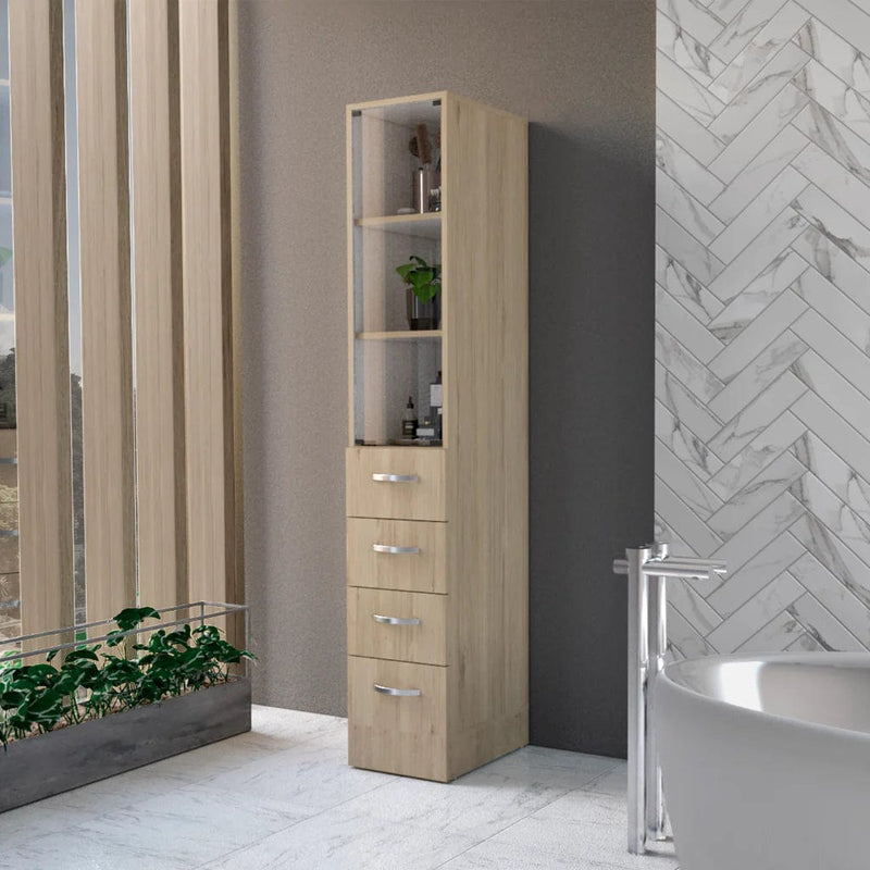 FM Furniture Preston Linen Cabinet FM7964TRB - My Home Office Store