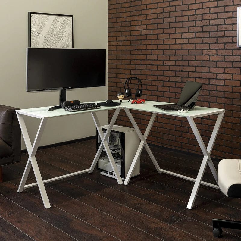 Walker Edison Modern Corner Gaming Desk G2D51X29WH