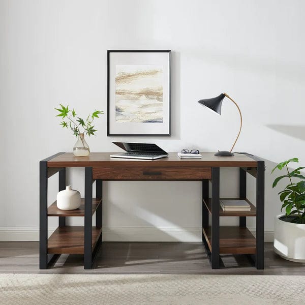 Walker Edison Urban Blend Storage Desk