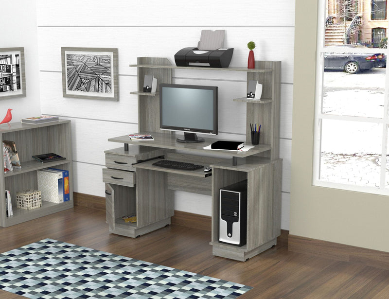 Inval America Computer WorkCentre w/Hutch CC-7701 - My Home Office Store
