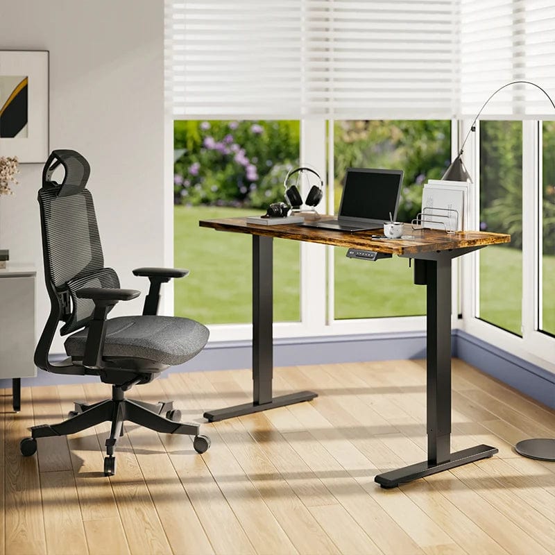 Flexispot Standard Standing Desk (E2) Chipboard  Rustic Brown