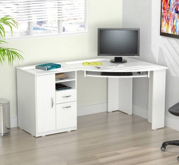 Inval America Corner Computer Desk ET-3415 - My Home Office Store