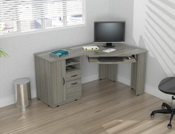 Inval America Corner Computer Desk ET-4415 - My Home Office Store