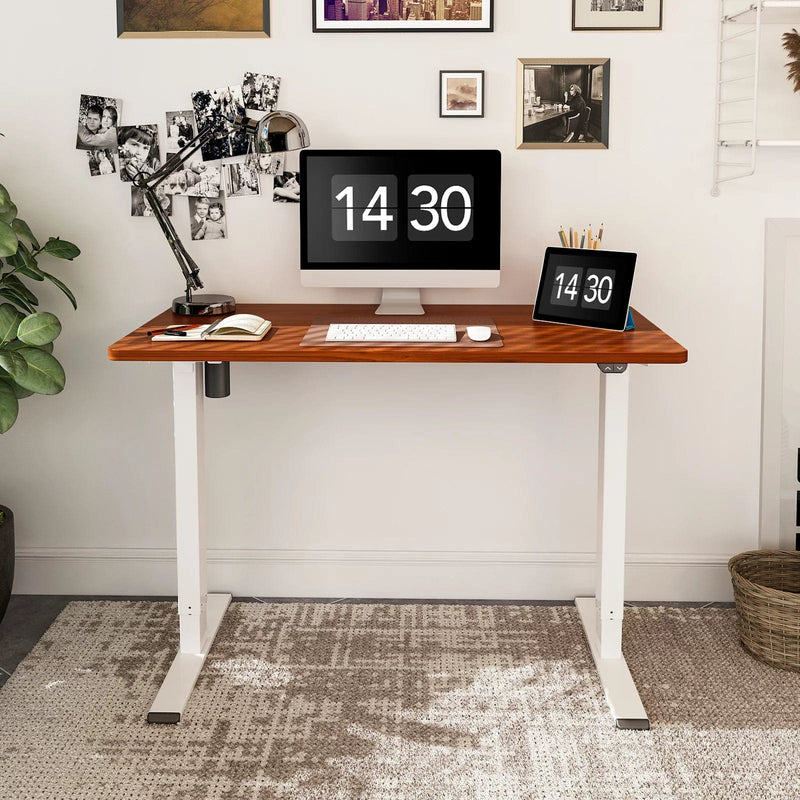 Flexispot Standard Standing Desk (E2) Chipboard Mahogany