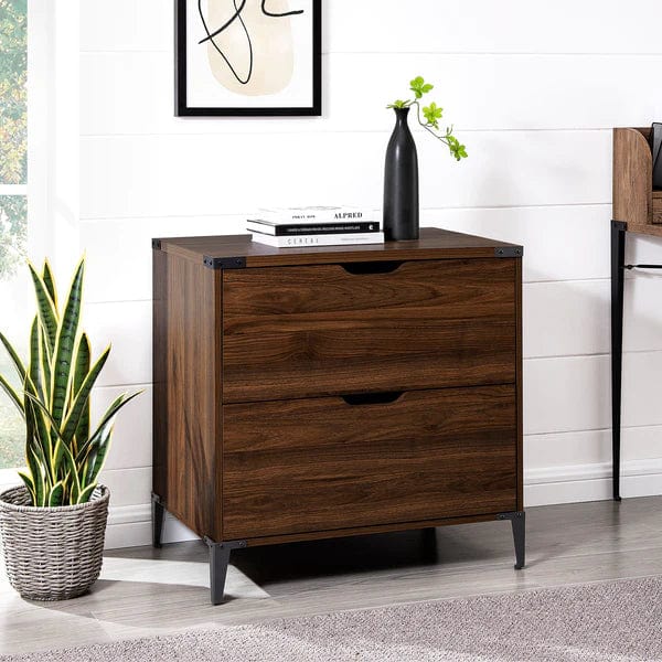 Walker Edison Nyla 2-Drawer Filing Cabinet
