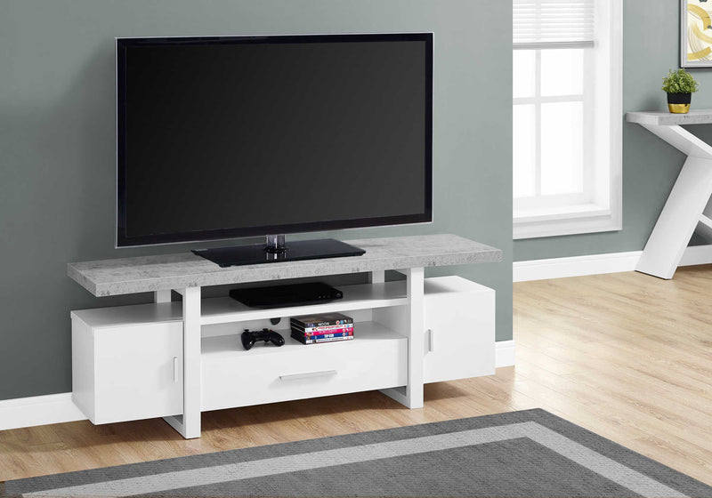 Monarch Specialties Tv Stand, 60 Inch, I 2725 - My Home Office Store