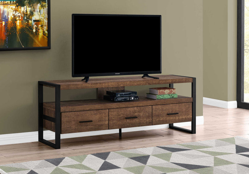 Monarch Specialties Tv Stand, 60 Inch, I 2820 - My Home Office Store