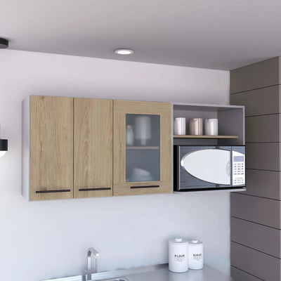 Depot E-Shop Blade Wall Cabinet, Rack, Glass Cabinet, Double Door DE-MGR7957 - My Home Office Store