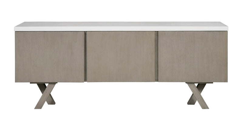 Unique Grey Mills Sideboard Concrete Top MILL-4502