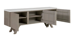 Unique Grey Mills Sideboard Concrete Top MILL-4502