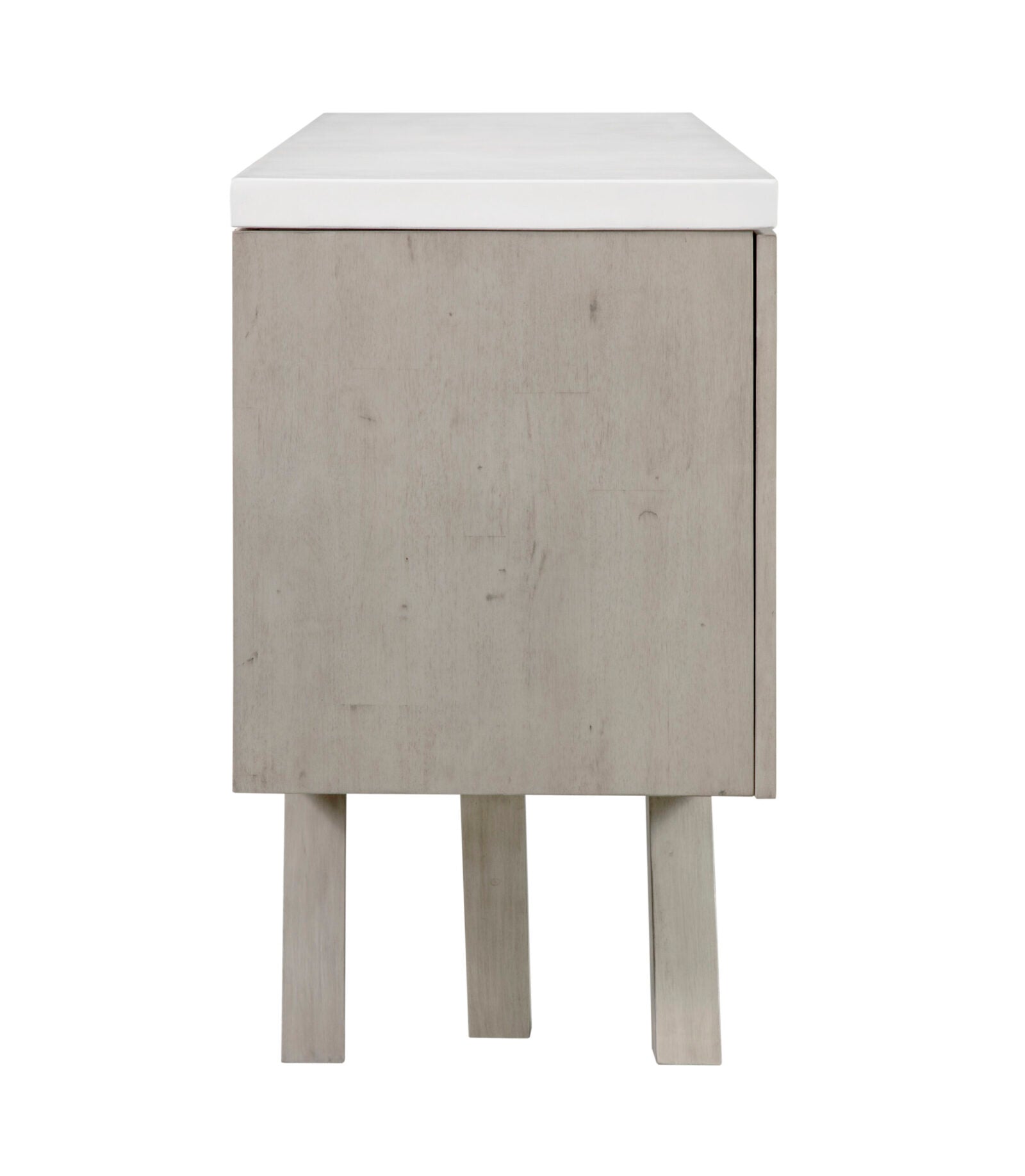 Unique Grey Mills Sideboard Concrete Top MILL-4502