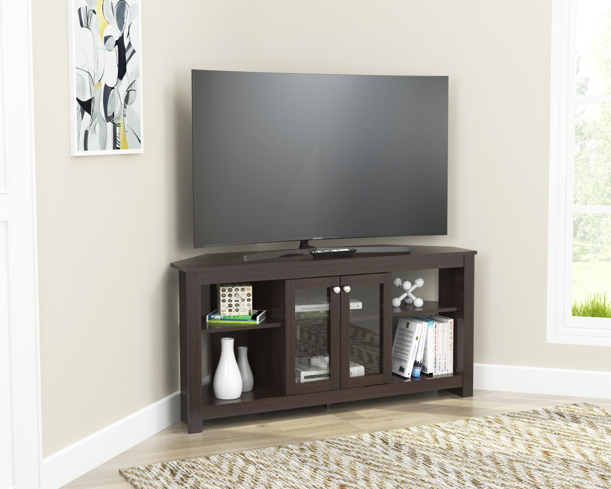 Inval America Corner TV Stand MTV-19419 - My Home Office Store