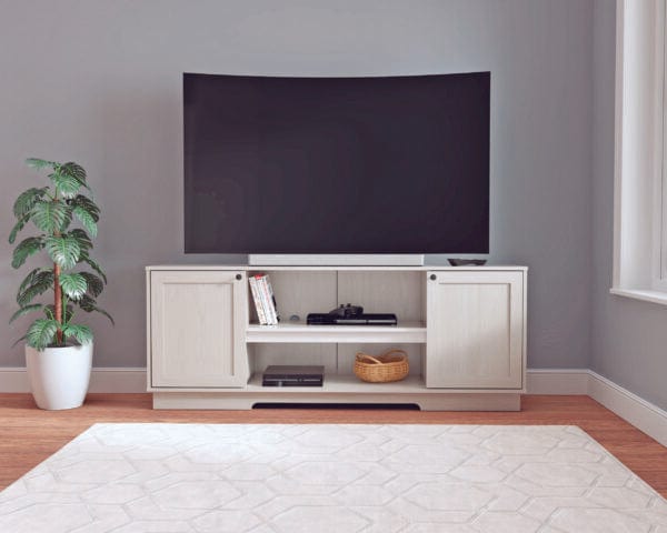 Inval America Inval TV Stand, Washed Oak MTV-22519 - My Home Office Store