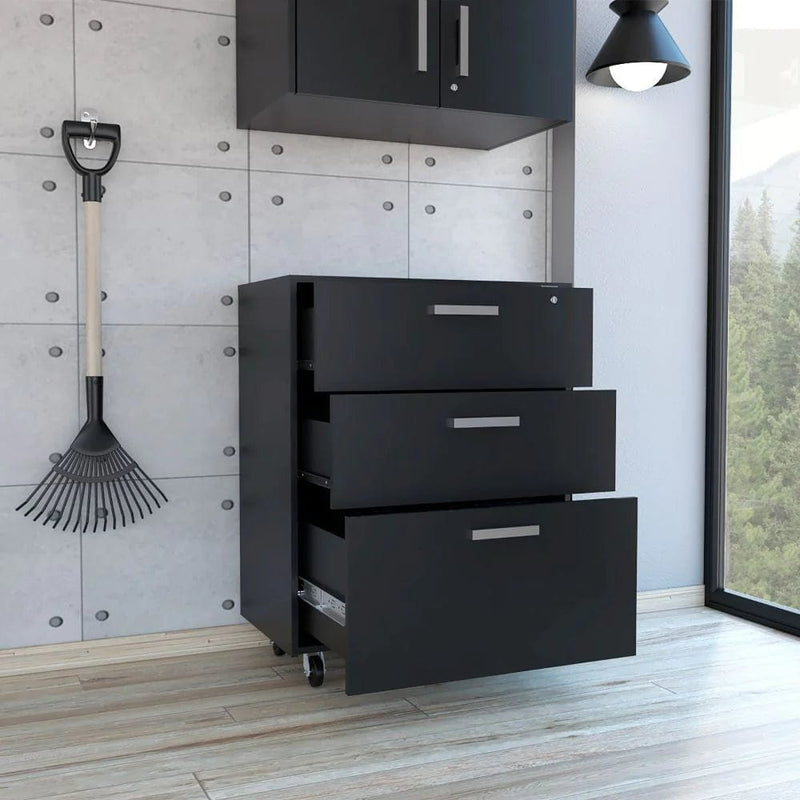 FM Furniture Lewis Storage Cabinet- Drawer Base FM6774DBN - My Home Office Store