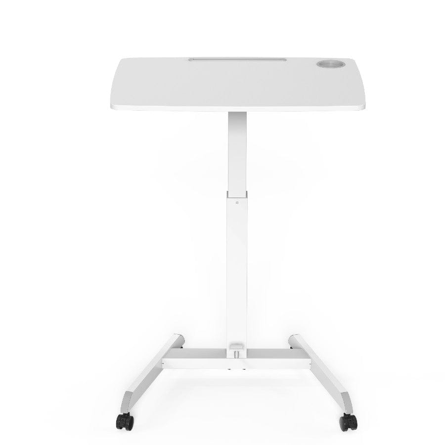 Kantek Mobile Height Adjustable Sit to Stand, X-Large Platform, White - NEW STS330W - My Home Office Store