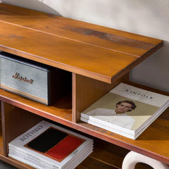 Walker Edison Rustic Solid Wood TV Console W60RSWAM