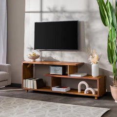 Walker Edison Rustic Solid Wood TV Console W60RSWAM