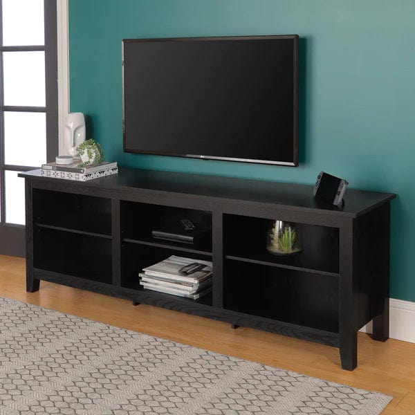 Walker Edison Essential 70" Rustic Wood TV Stand