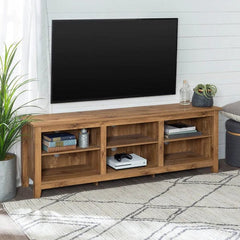 Walker Edison Essential 70" Rustic Wood TV Stand