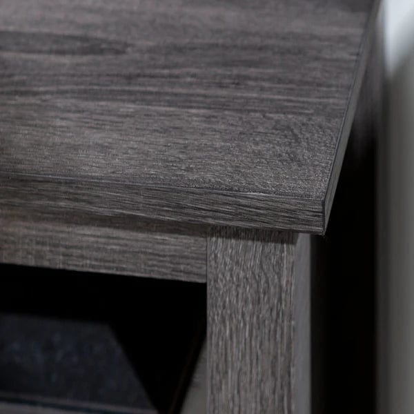 Walker Edison Essential 70" Rustic Wood TV Stand