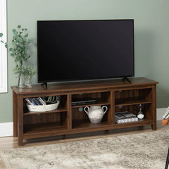 Walker Edison Essential 70" Rustic Wood TV Stand