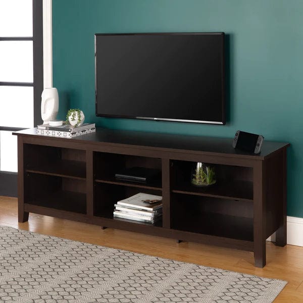 Walker Edison Essential 70" Rustic Wood TV Stand